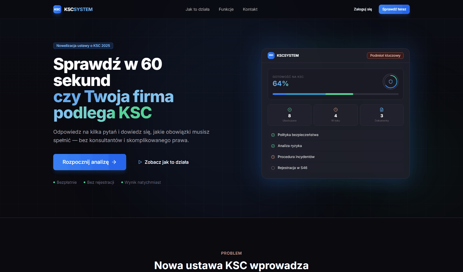 KSC System — sprawdź w 60 sekund, czy Twoja firma podlega ustawie o KSC